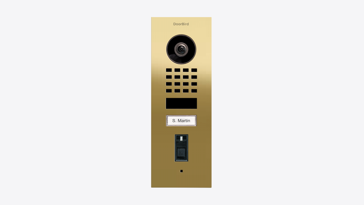 D1101FV Fingerprint 50 Flush-mount IP Video Intercom