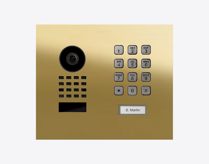 D1101KH Modern Flush-mount IP Video Intercom