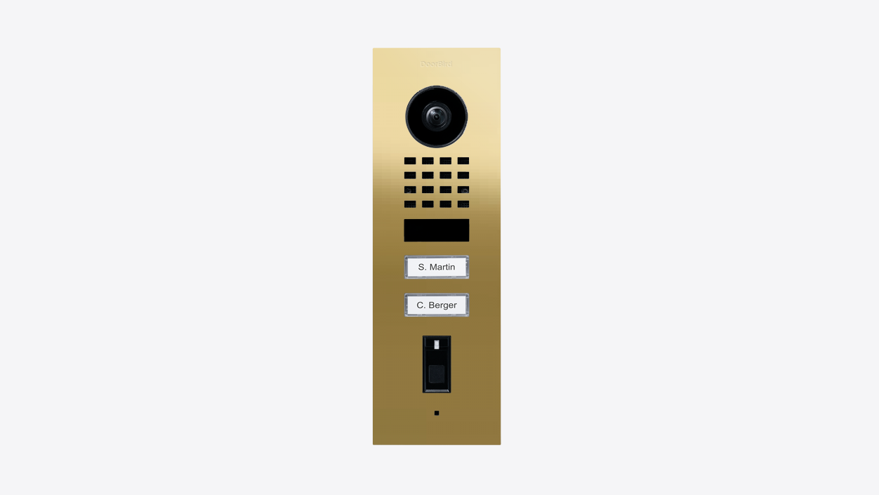 D1102FV Fingerprint 50 Flush-mount IP Video Intercom