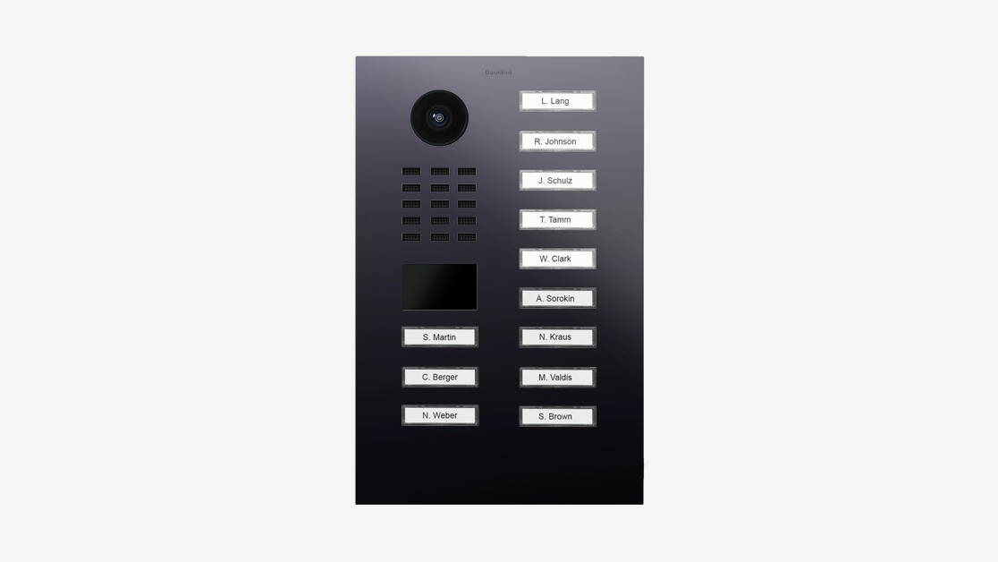 D2112V IP Video Intercom Surface and Flush Mount