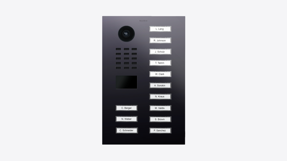D2113V IP Video Intercom Surface and Flush Mount