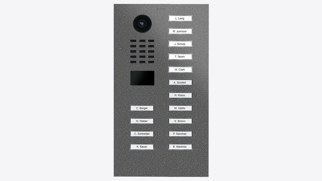 D2115V IP Video Intercom Surface or Flush Mount