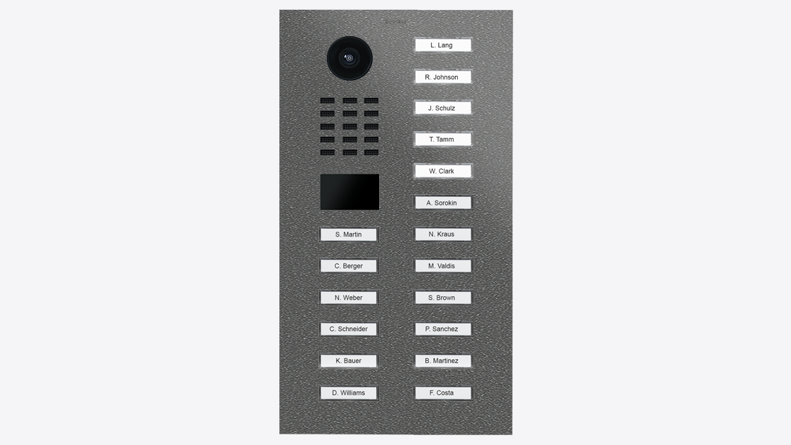 D2118V IP Video Intercom Surface or Flush Mount