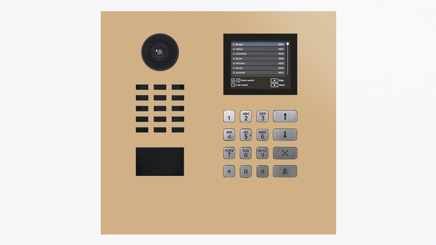 D21DKH IP Video Intercom Surface or Flush Mount