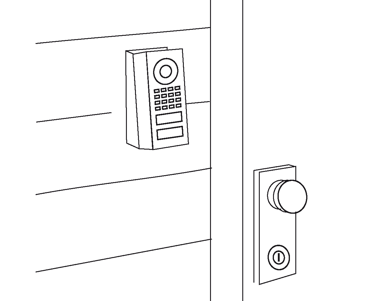 Wedge corner wall-mount adapter A8001