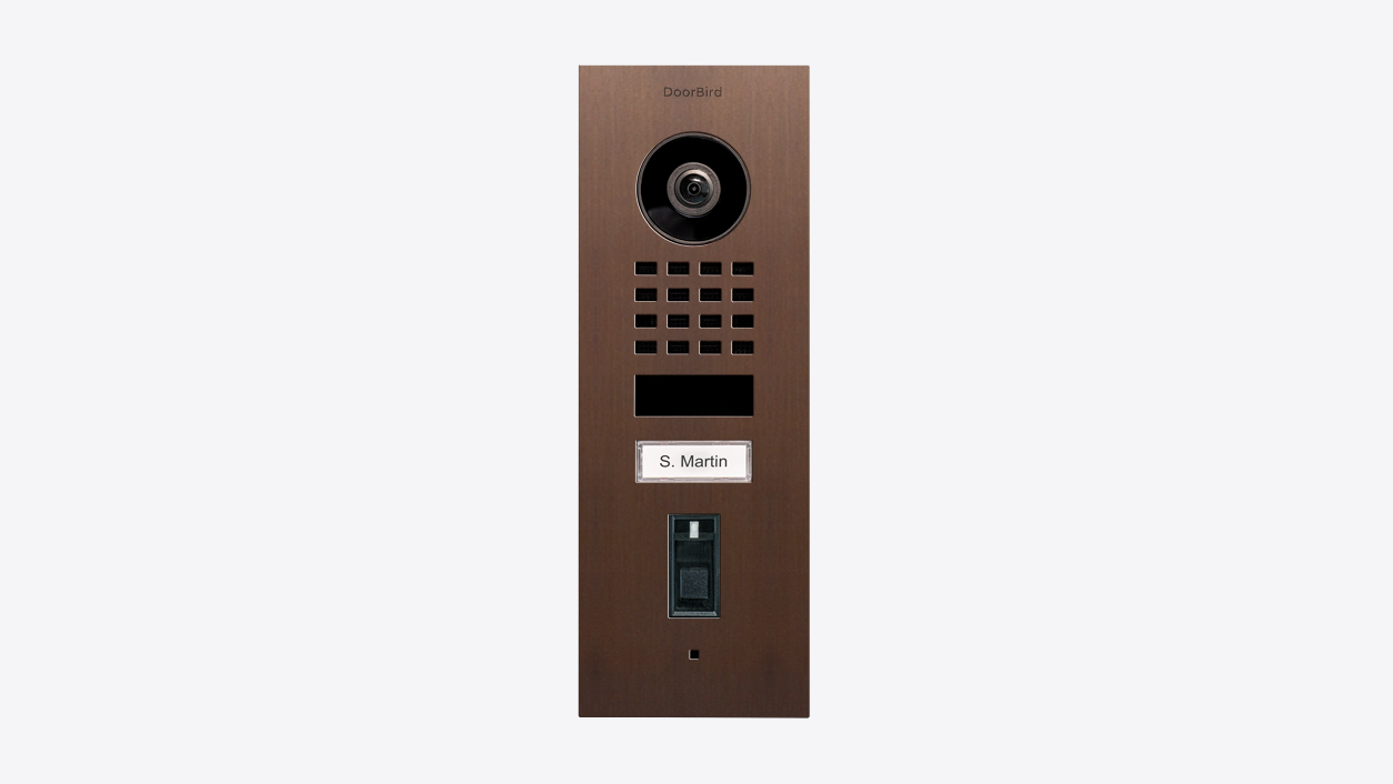 D1101FV Fingerprint 50 Flush-mount IP Video Intercom