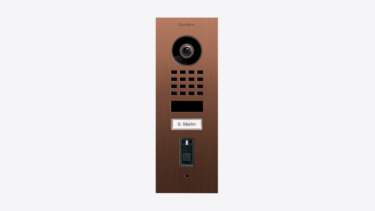 D1101FV Fingerprint 50 Flush-mount IP Video Intercom