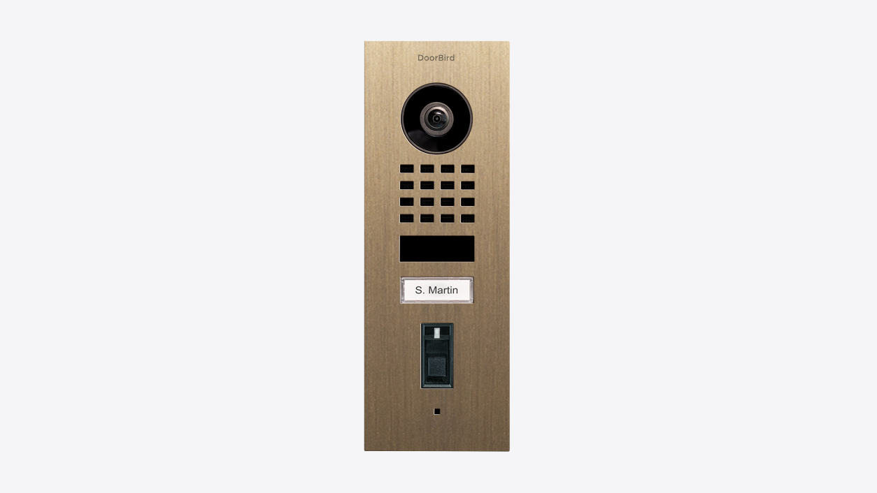 D1101FV Fingerprint 50 Flush-mount IP Video Intercom