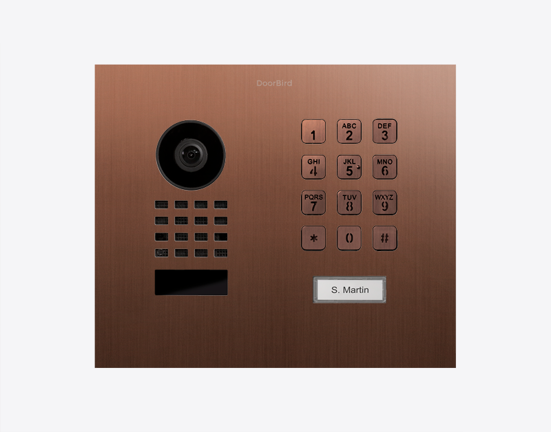 D1101KH Modern Flush-mount IP Video Intercom