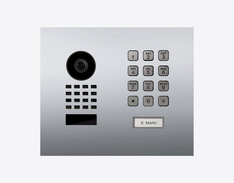 D1101KH Modern Flush-mount IP Video Intercom