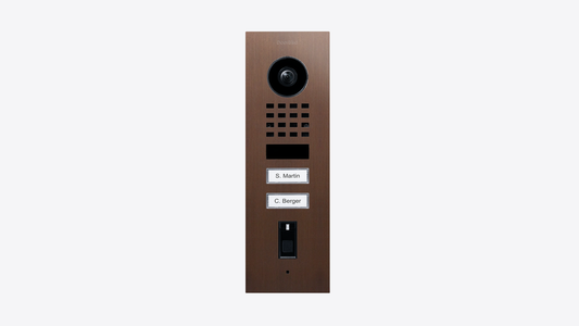 D1102FV Fingerprint 50 Flush-mount IP Video Intercom