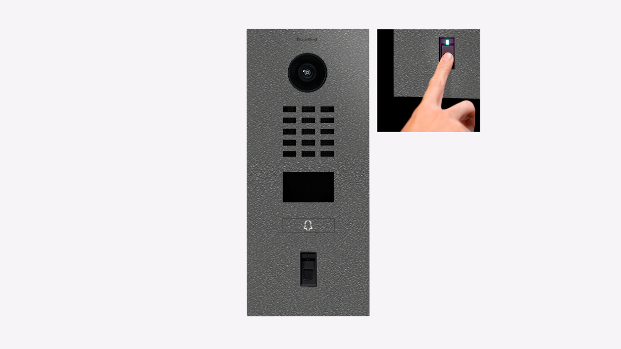 D2101FV Fingerprint 50 IP Video Intercom Surface or Flush Mount