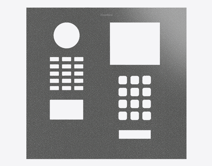 D2101IKH Front panel for D2101IKH IP Video Door Station