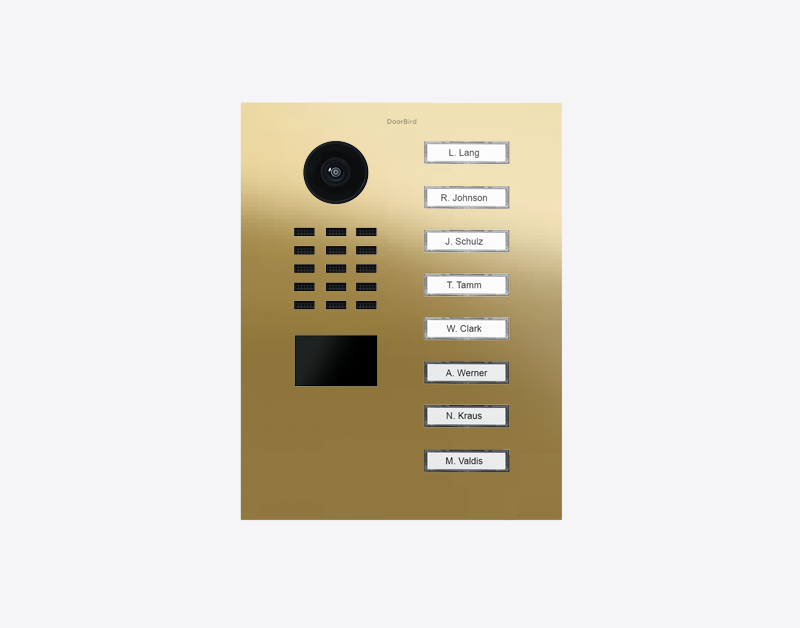 D2108V IP Video Intercom, Surface and Flush Mounts