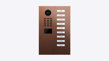 D2109V IP Video Intercom Surface and Flush Mount