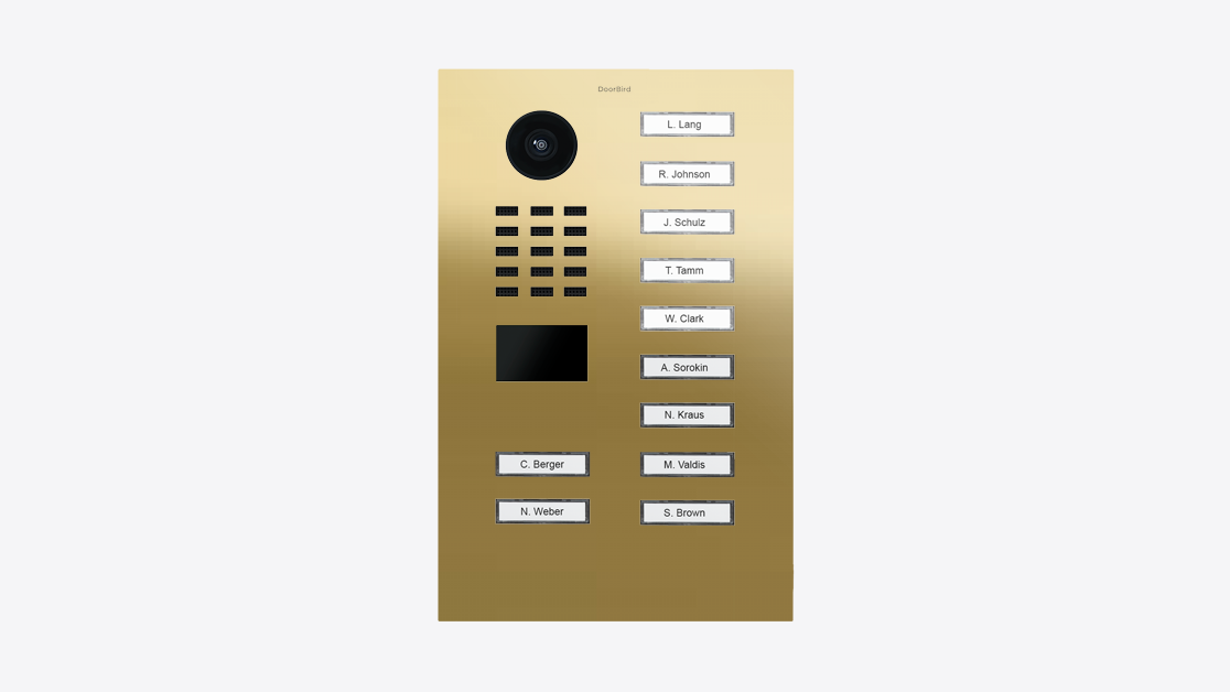 D2111V IP Video Intercom Surface and Flush Mount