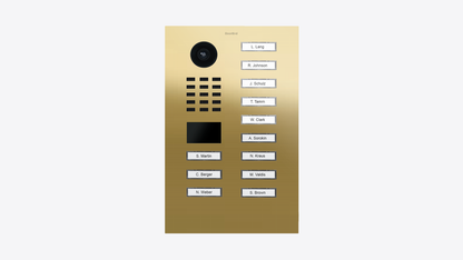 D2112V IP Video Intercom Surface and Flush Mount