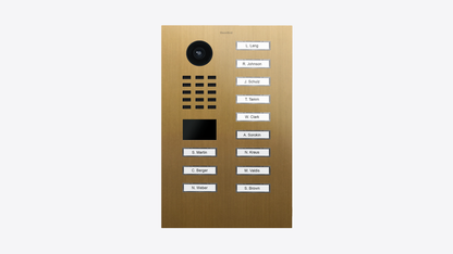 D2112V IP Video Intercom Surface and Flush Mount