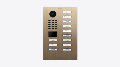 D2112V IP Video Intercom Surface and Flush Mount
