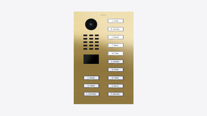 D2113V IP Video Intercom Surface and Flush Mount