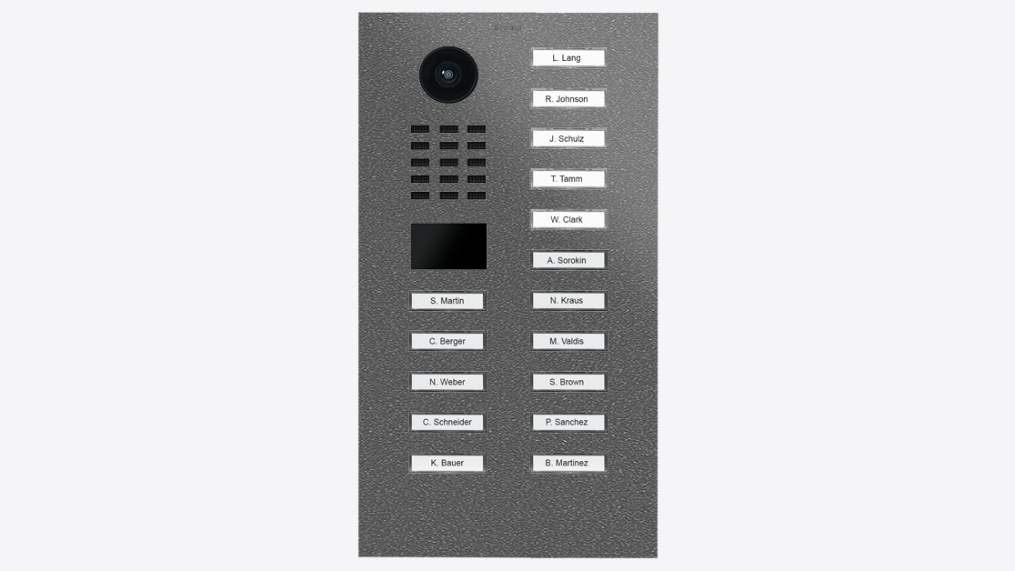 D2116V IP Video Intercom Surface or Flush Mount