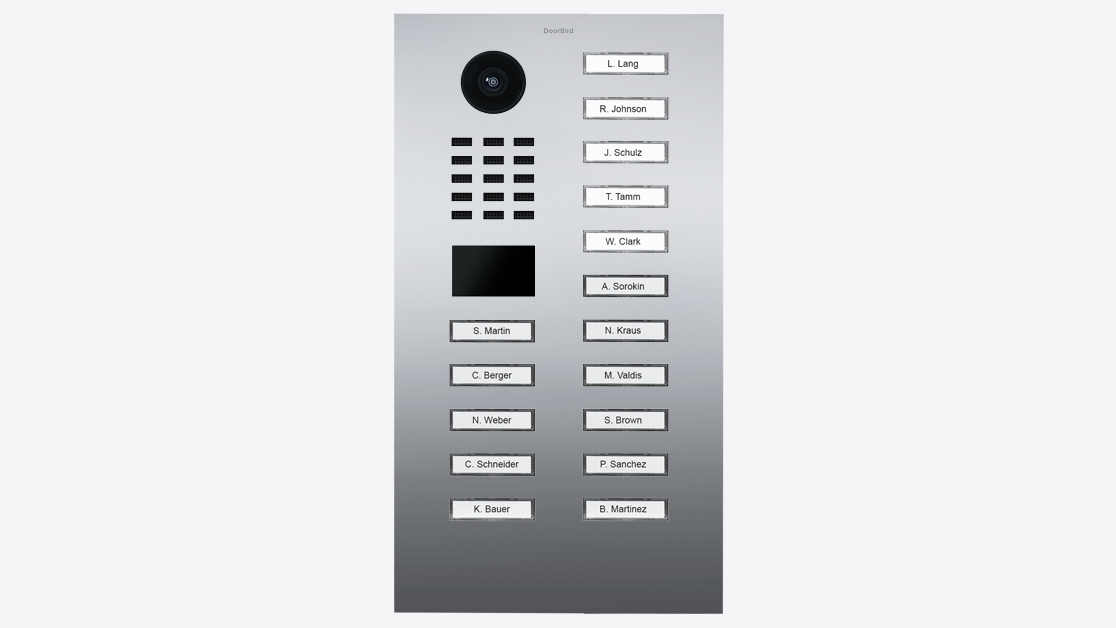D2116V IP Video Intercom Surface or Flush Mount