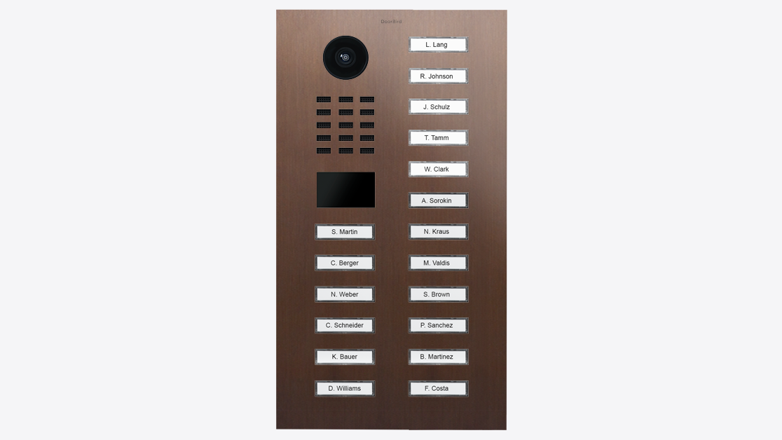 D2118V IP Video Intercom Surface or Flush Mount