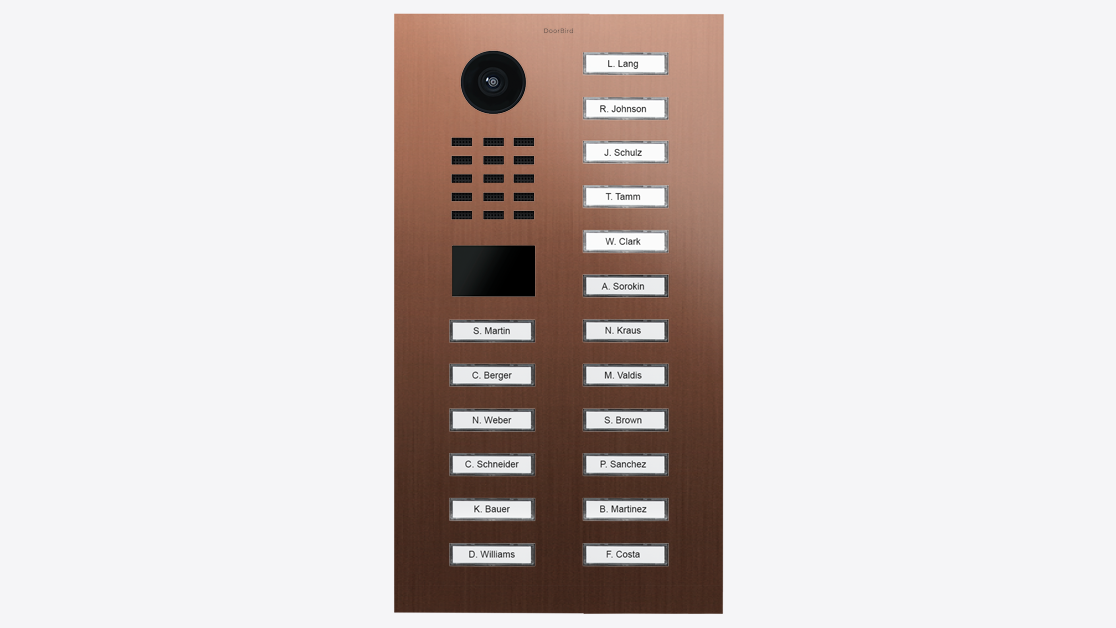 D2118V IP Video Intercom Surface or Flush Mount