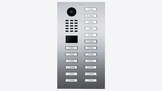 D2118V IP Video Intercom Surface or Flush Mount