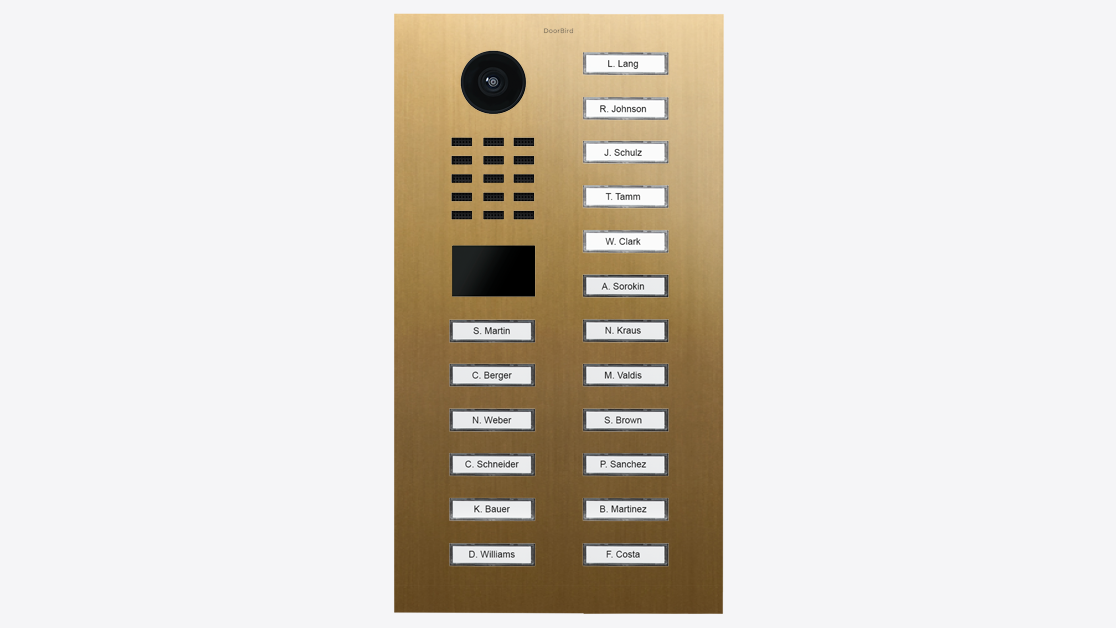 D2118V IP Video Intercom Surface or Flush Mount