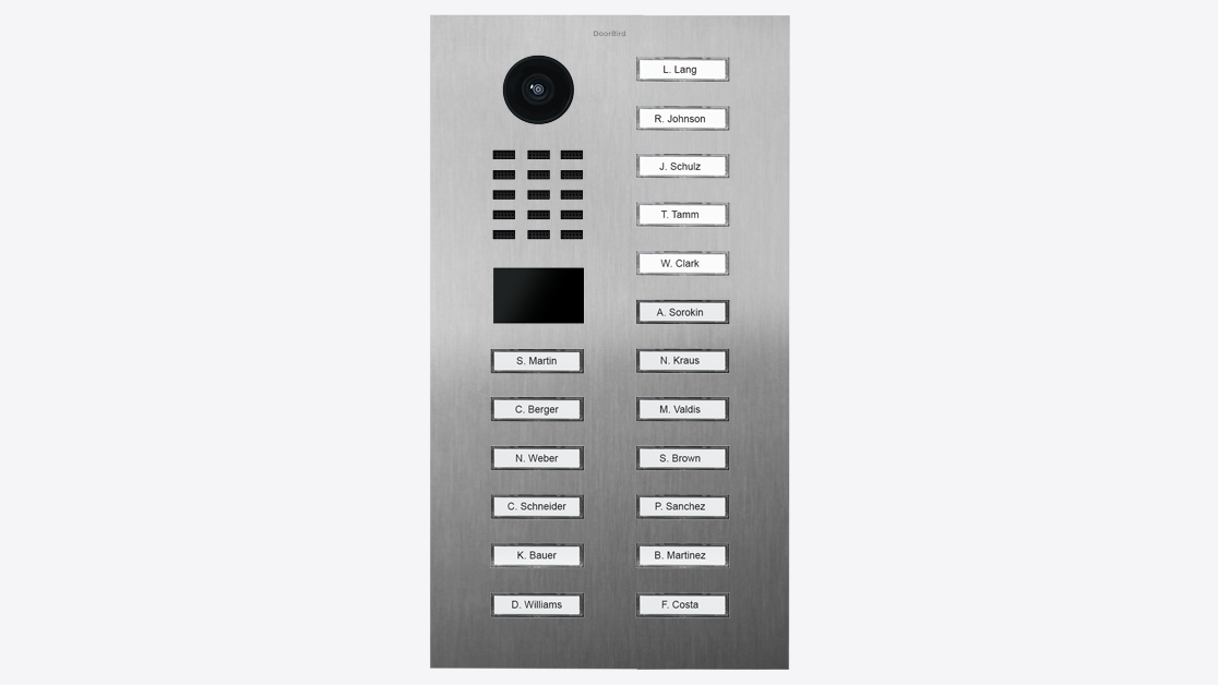 D2118V IP Video Intercom Surface or Flush Mount