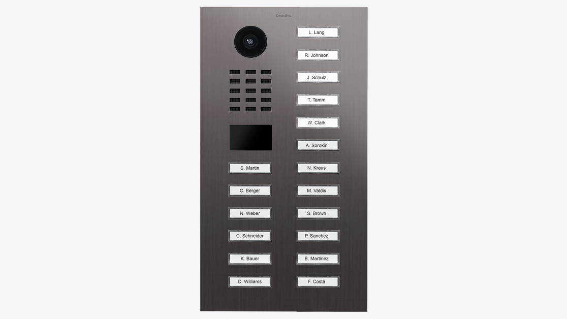 D2118V IP Video Intercom Surface or Flush Mount