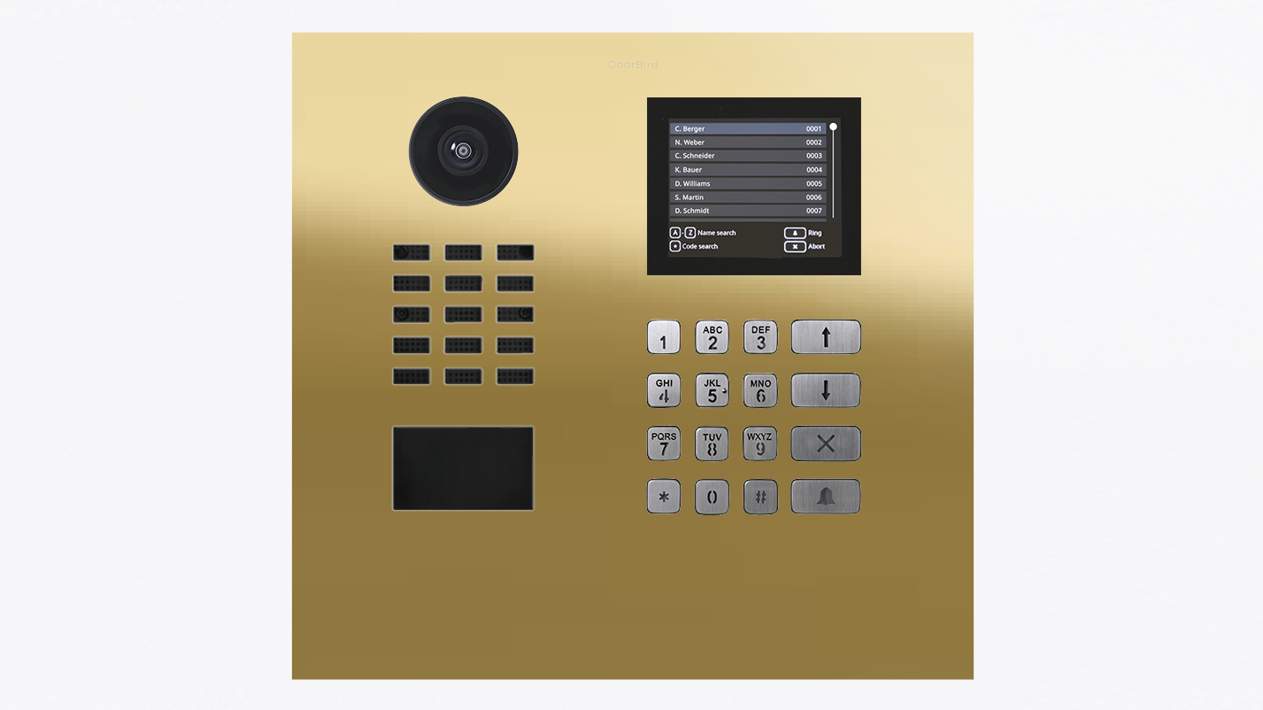 D21DKH Flush-mount IP Video Intercom