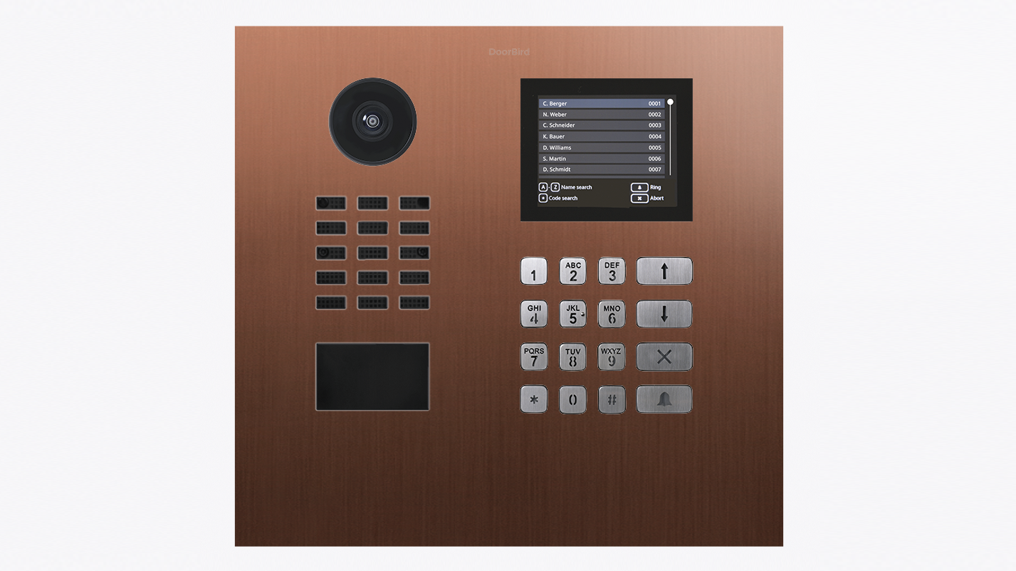 D21DKH Flush-mount IP Video Intercom