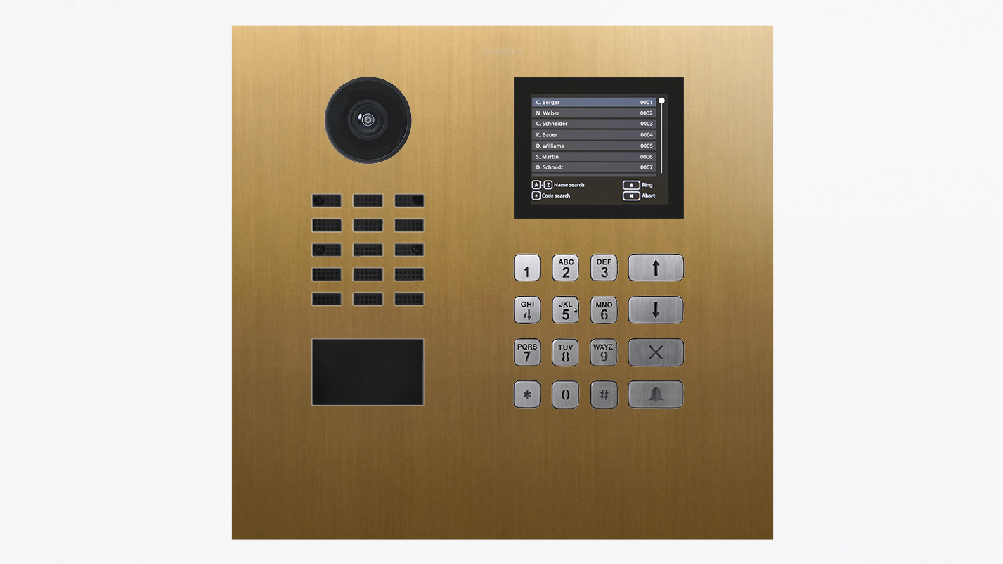 D21DKH Flush-mount IP Video Intercom