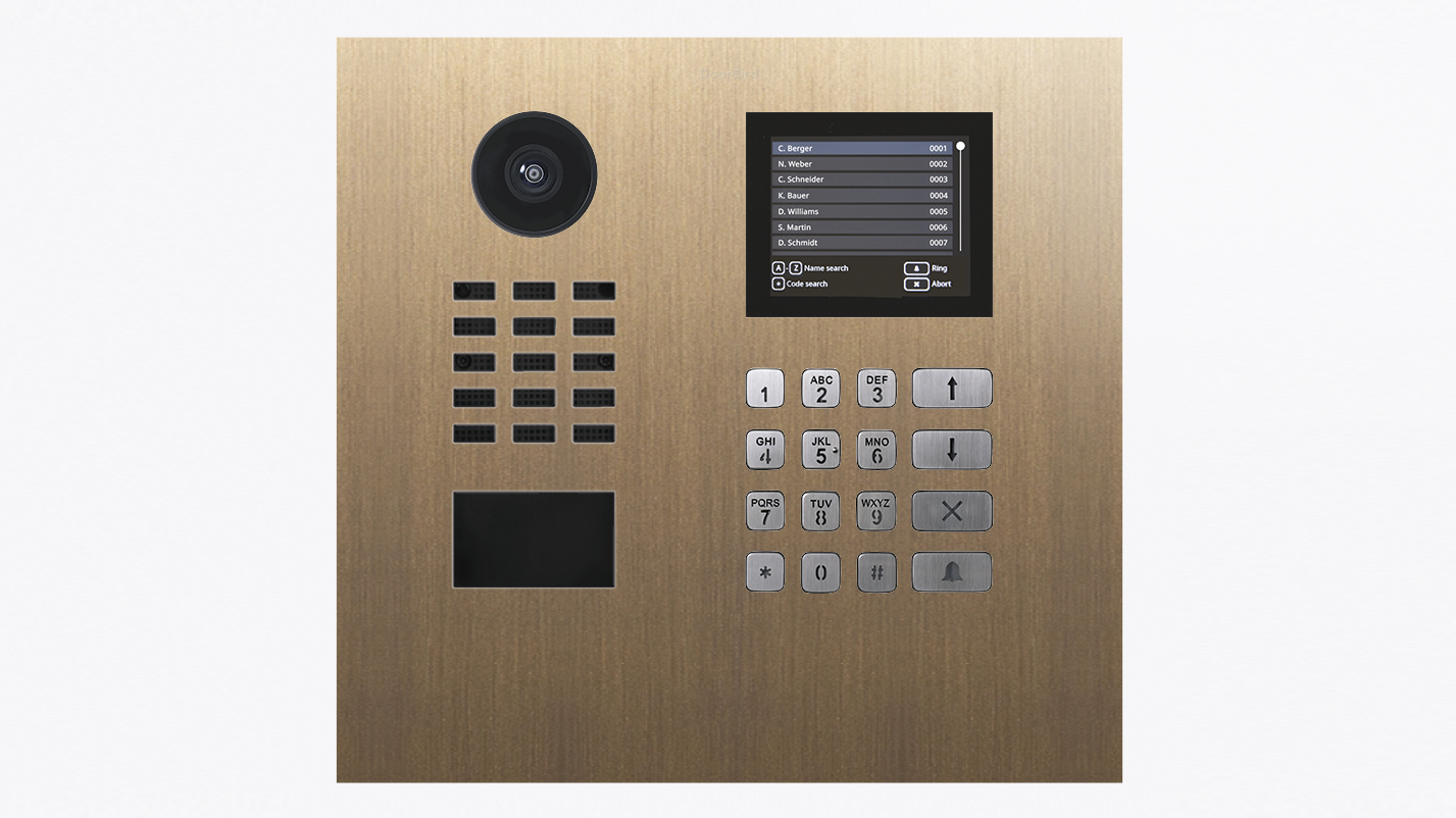D21DKH Flush-mount IP Video Intercom