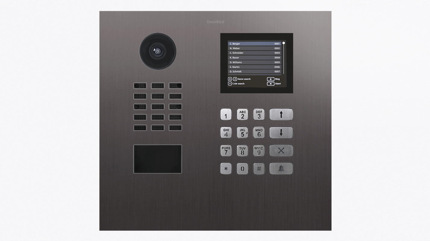 D21DKH Flush-mount IP Video Intercom