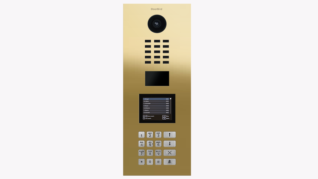 D21DKV IP Video Intercom Flush or Surface Mount