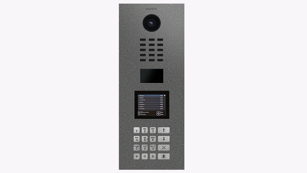 D21DKV IP Video Intercom Flush or Surface Mount