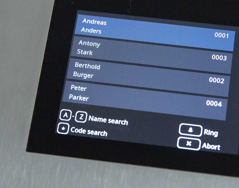 D21DKV Flush-mount IP Video Intercom