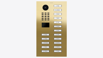 D2117V IP Video Intercom Surface or Flush Mount