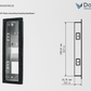 D1101FV Fingerprint 50 Flush-mounting housing (Backbox)