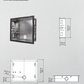 D1101KH Flush-mounting housing (Backbox)