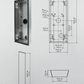 D2102V/D2103V/D2101FV FINGERPRINT 50/D2101FV EKEY SURFACE-MOUNTING HOUSING (BACKBOX)