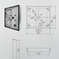 D21xKH Surface-mounting housing (Backbox)